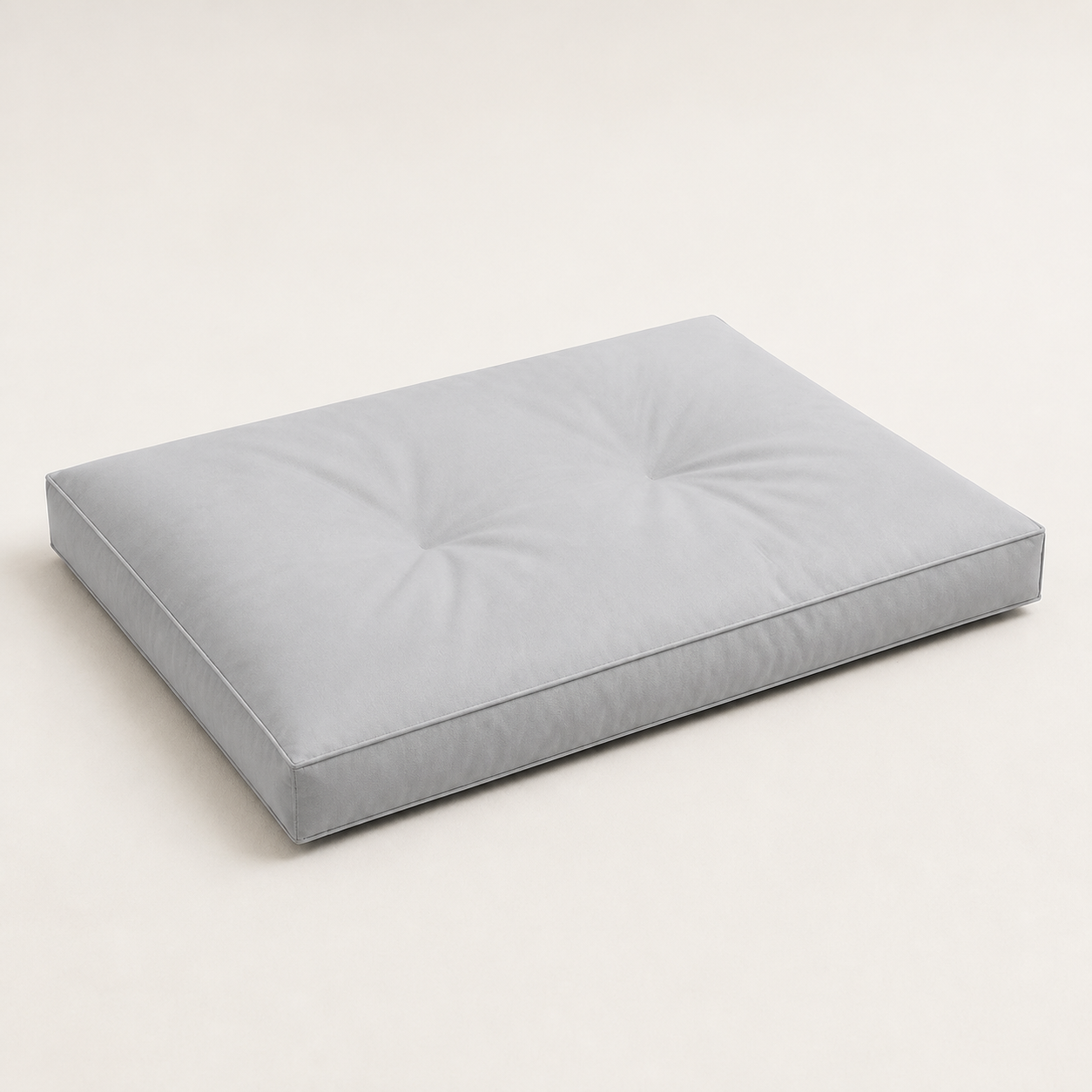 Washable Waterproof Pet Mattress — Grey, Small — studio hero