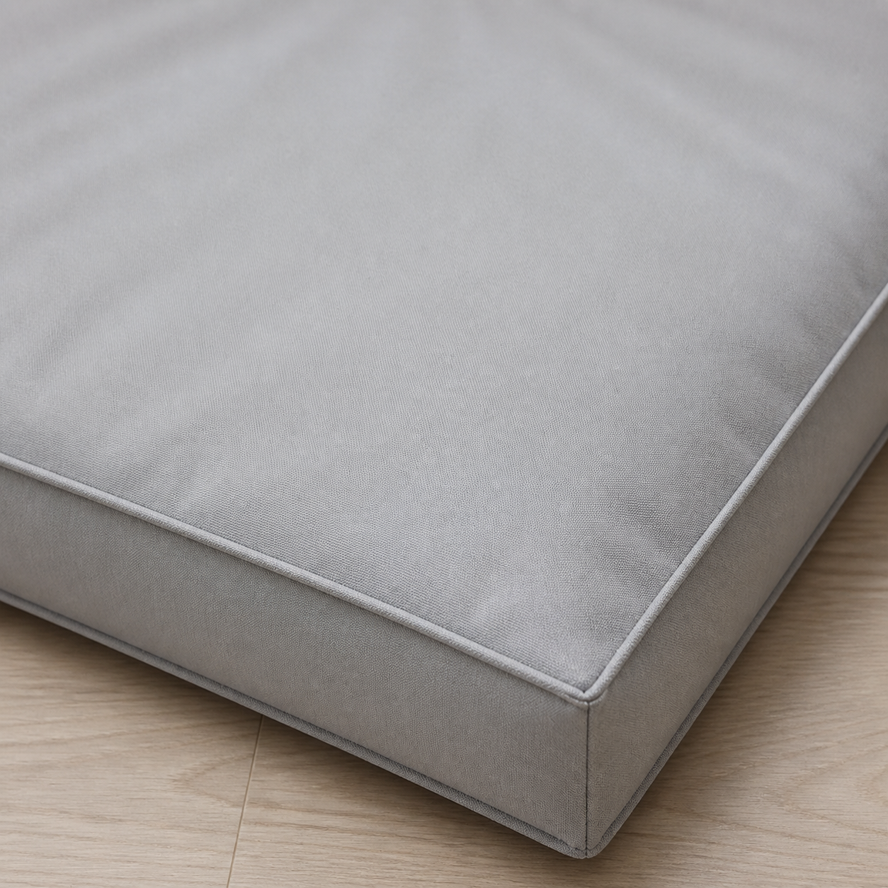 Washable Waterproof Pet Mattress — Grey, Small — material detail