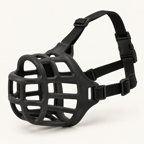 Adjustable Silicone Basket Dog Muzzle – Trend & Trot