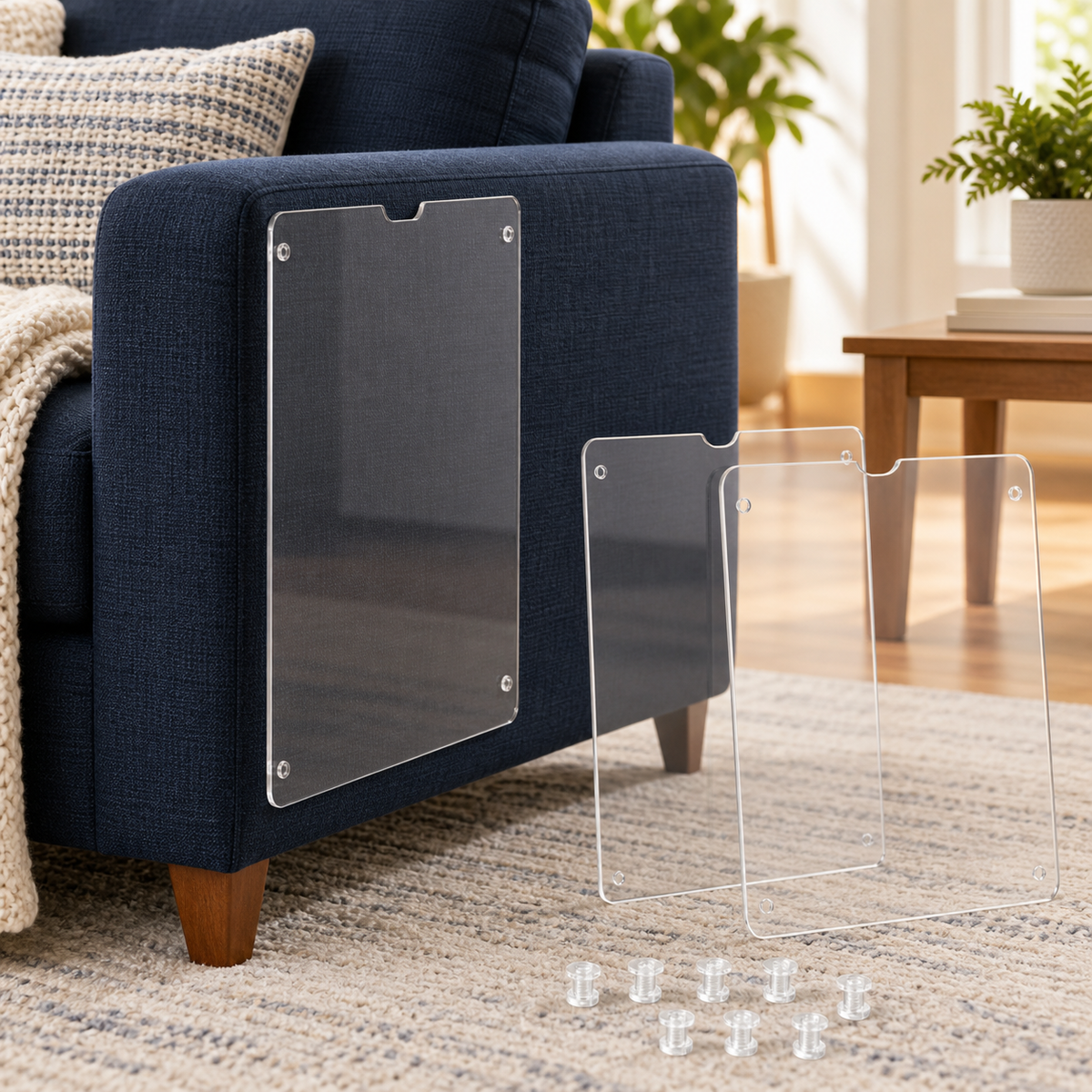 Clear Cat-Scratch Furniture Protector Set – Trend & Trot