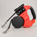 Dual Retractable Dog Leash with Torch & Bag Holder – Trend & Trot
