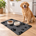 Quick-Dry Absorbent Pet Bowl Mat – Trend & Trot