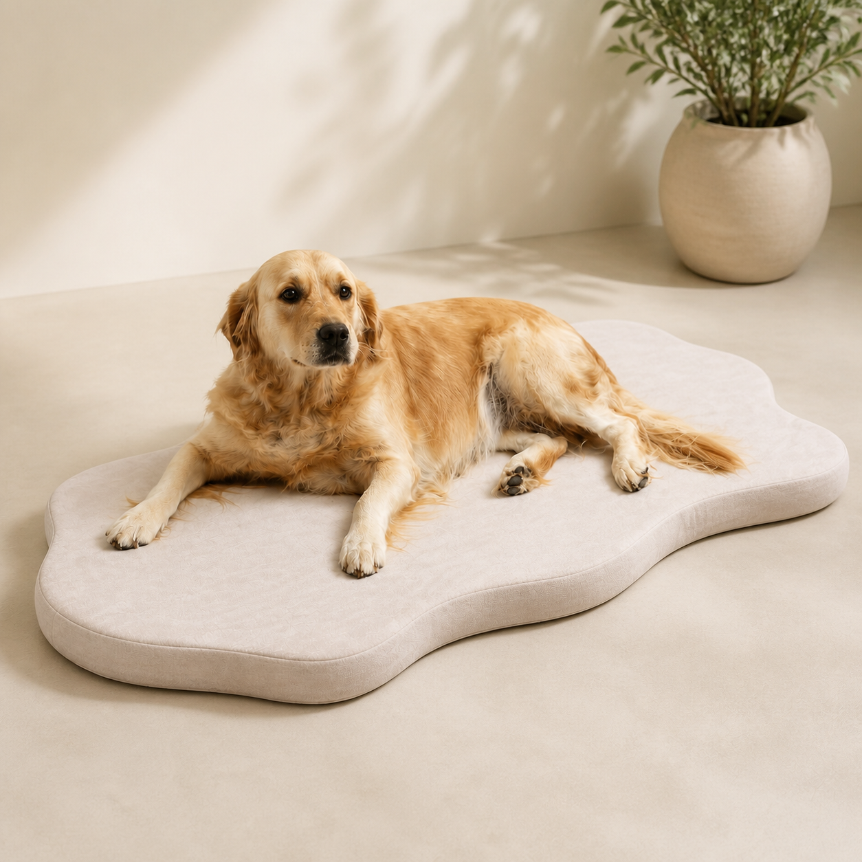 Memory Foam Dog Crate Mat — 110 × 66cm — studio hero