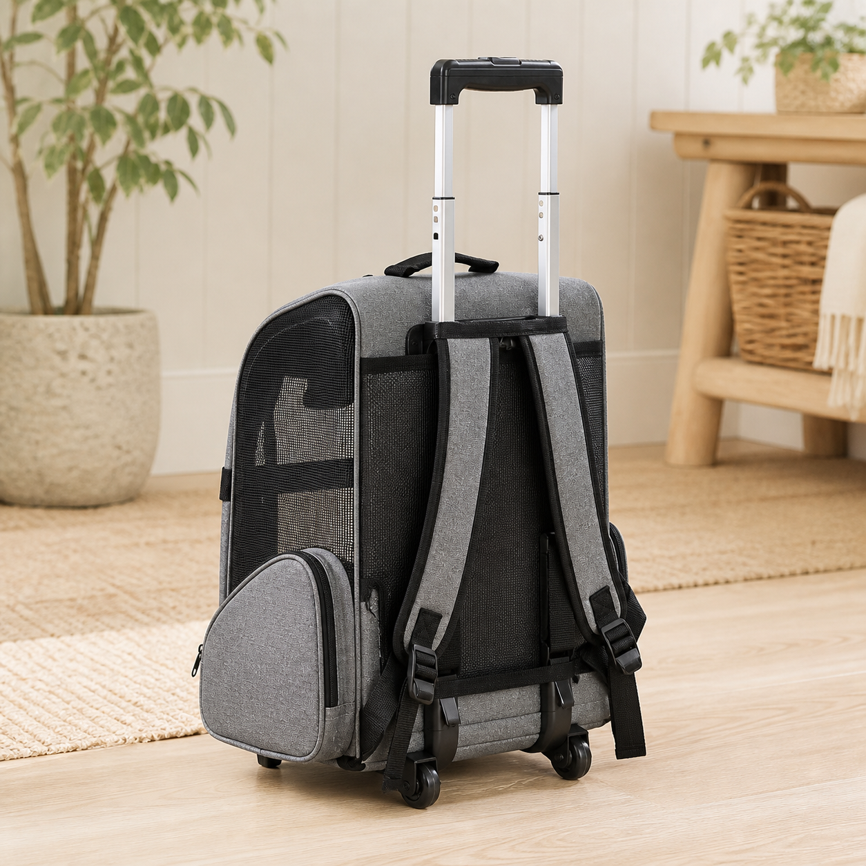Wheeled Pet Carrier Backpack — Up to 4kg — alternate view