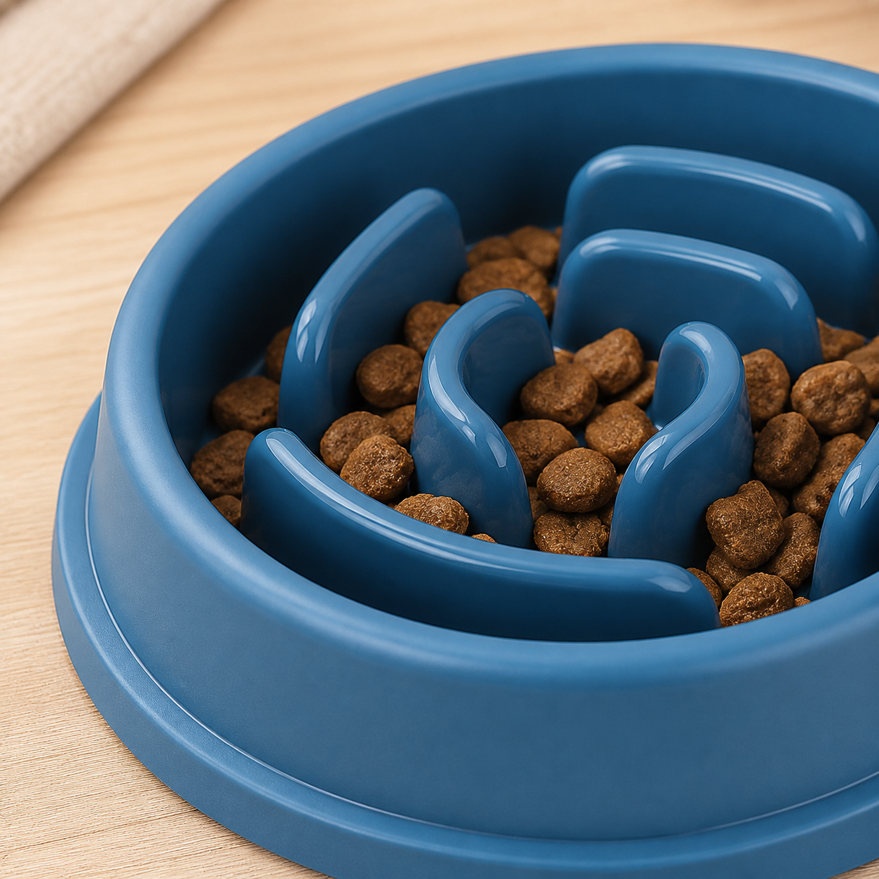 Silicone Slow Feeder Bowl — 21cm — key feature detail