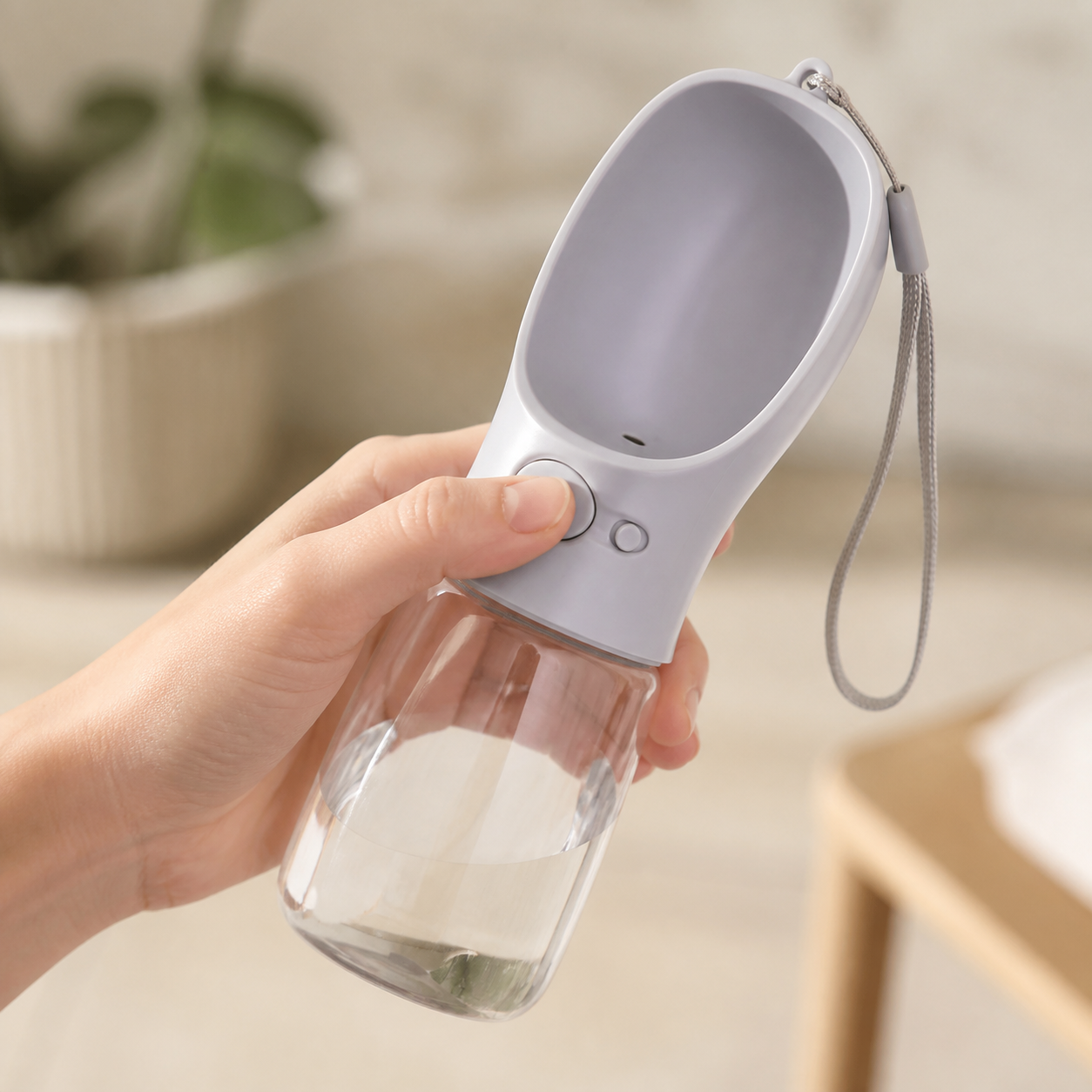 Portable Dog Water Bottle — 350ml — key feature detail